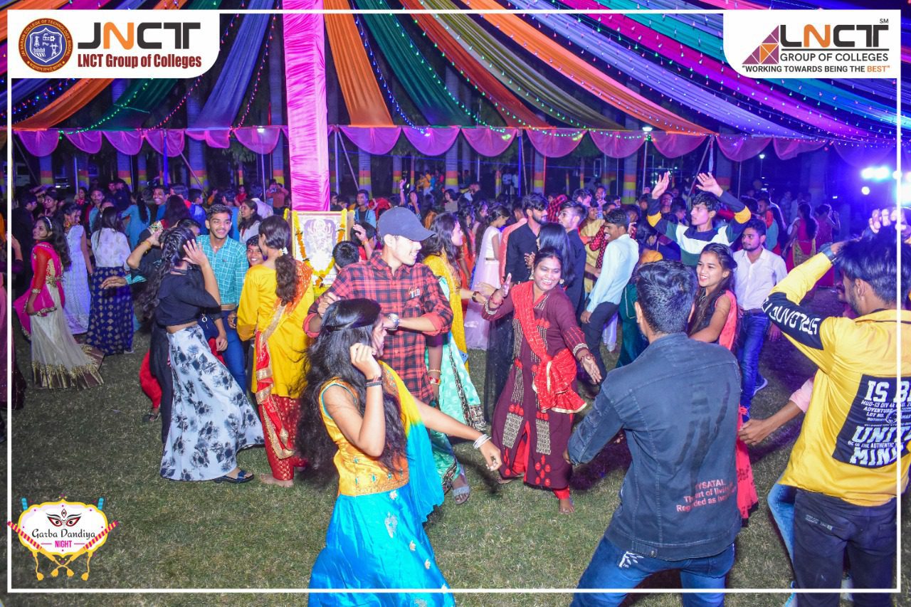 Sharing a few joyful pictures from the Dandiya Night at JNCT Campus!