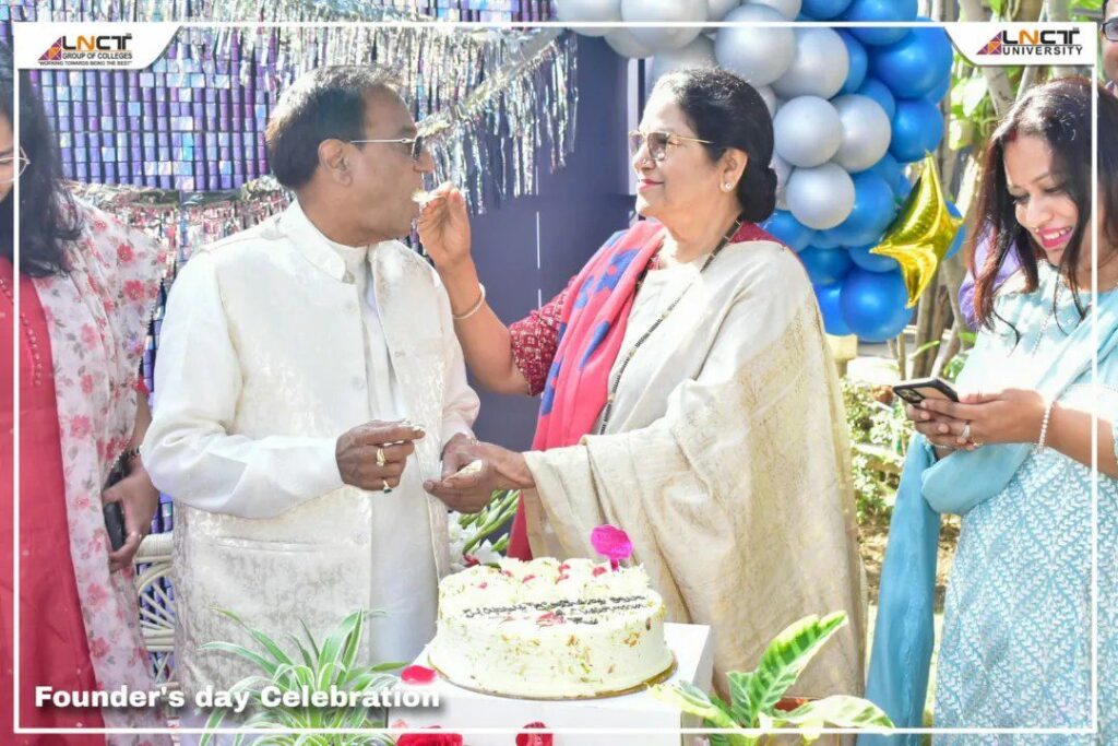 our esteemed founder, Shri Jai Narain Chouksey Sir, at home to extend heartfelt wishes on his 76th Birthday