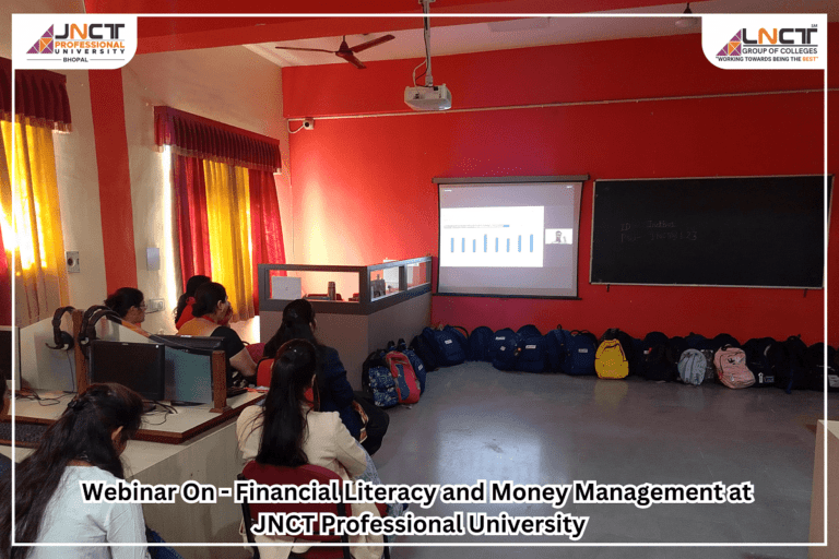 Webinar on Financial Literacy and Money Management at JNCT Professional University! 