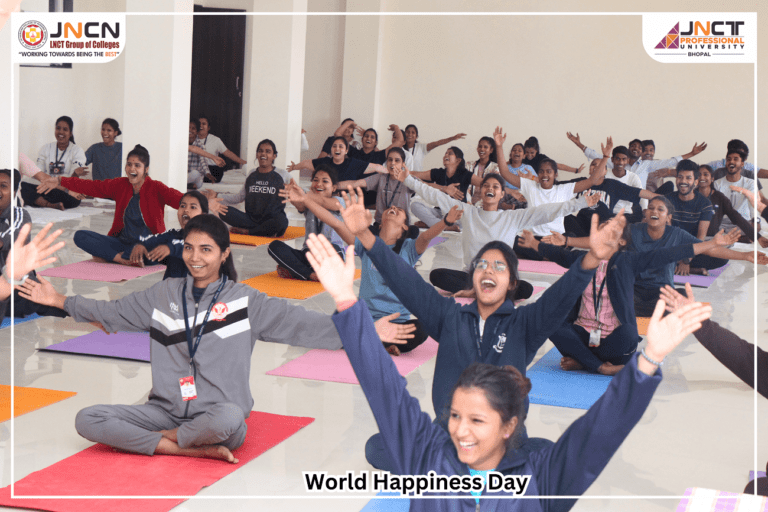 Celebrating World Happiness Day at JNCT Professional University!