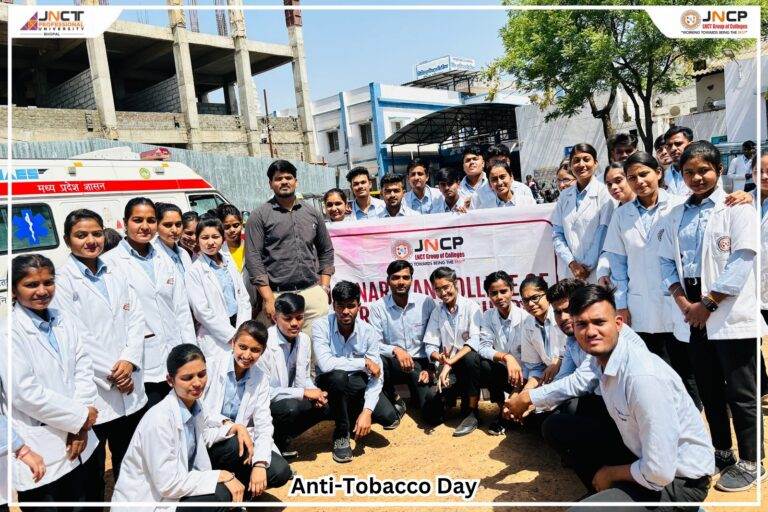 Anti-Tobacco Day at JNCT Professional University, and organised by JNCP Paramedical