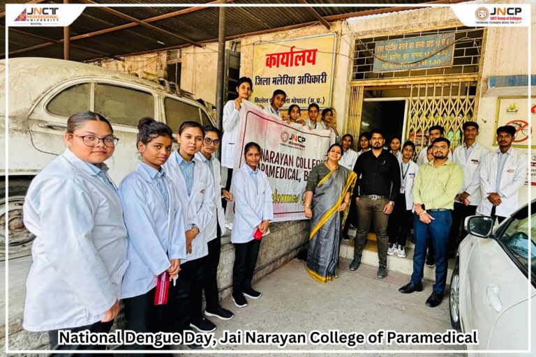 Today, on National Dengue Day, organised by Jai Narayan College of Paramedical