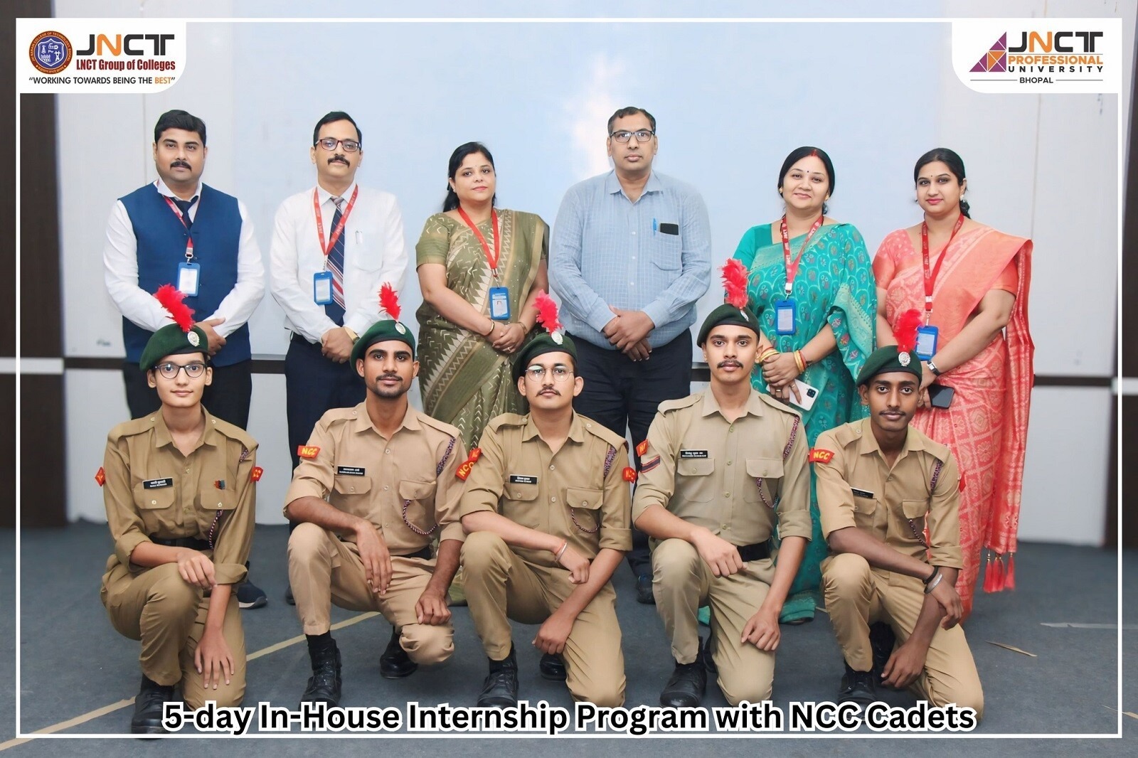 5-Day In-House Internship with NCC Cadets