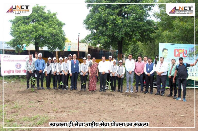 Swachhta Pakhwada: Tree Plantation Program  JNCT Professional University Bhopal