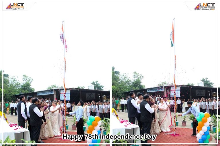 JNCT Professional University proudly celebrated the 78th Independence Day on 15th August