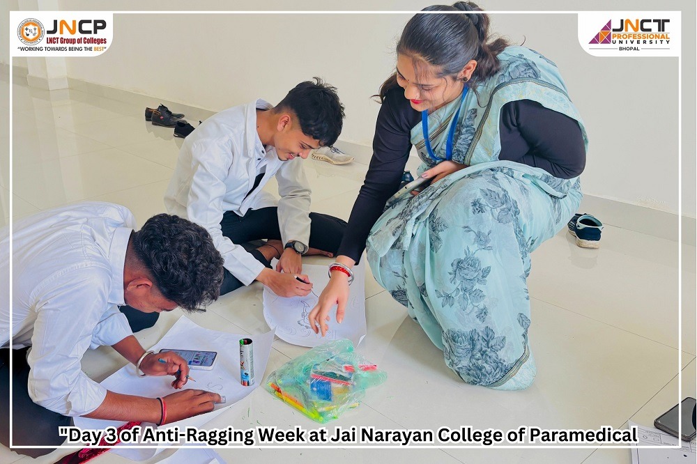 Celebrating Anti-Ragging Week at JNCParamedical, Day-3