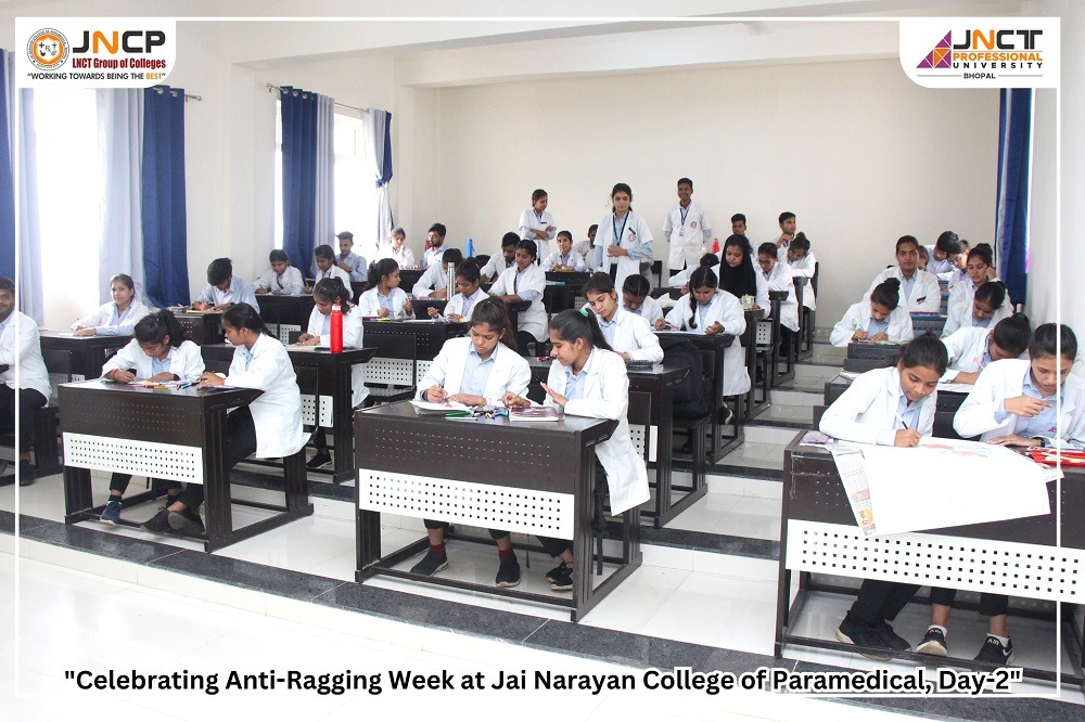 Celebrating Anti-Ragging Week at JNCParamedical, Day-2