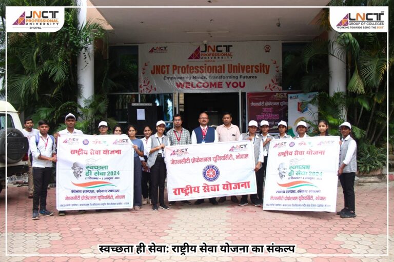 Swachhta Pakhwada Programme: Cleanliness Campaign at JNCT Professional University Bhopal