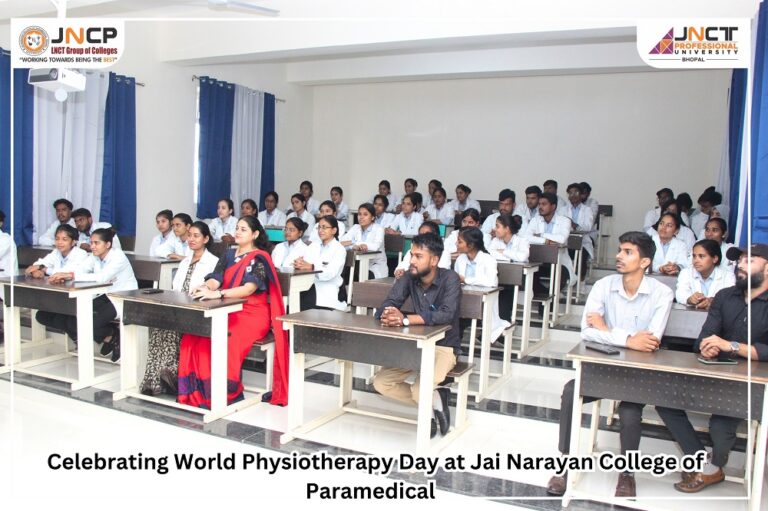 Celebrating World Physiotherapy Day at Jai Narayan College of Paramedical