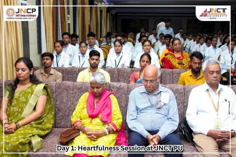 Day 1: Heartfulness Session at JNCT Professional University Bhopal