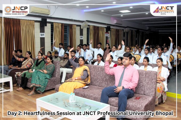 Day 2: Heartfulness Session at JNCT Professional University Bhopal