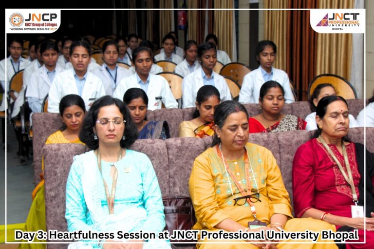 Day 3: Heartfulness Session at JNCT Professional University Bhopal