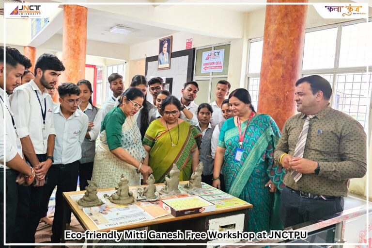  Successful organization of Mitti se Ganesh workshop at JNCT Professional University!