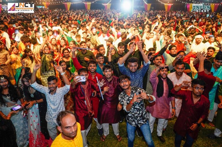 Garba Utsav 2024: Celebrated with pomp at JNCT Professional University!