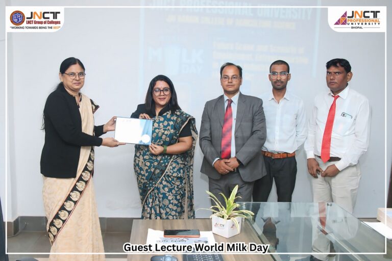 JNCAS Student Celebrating World Milk Day at JNCT Professional University