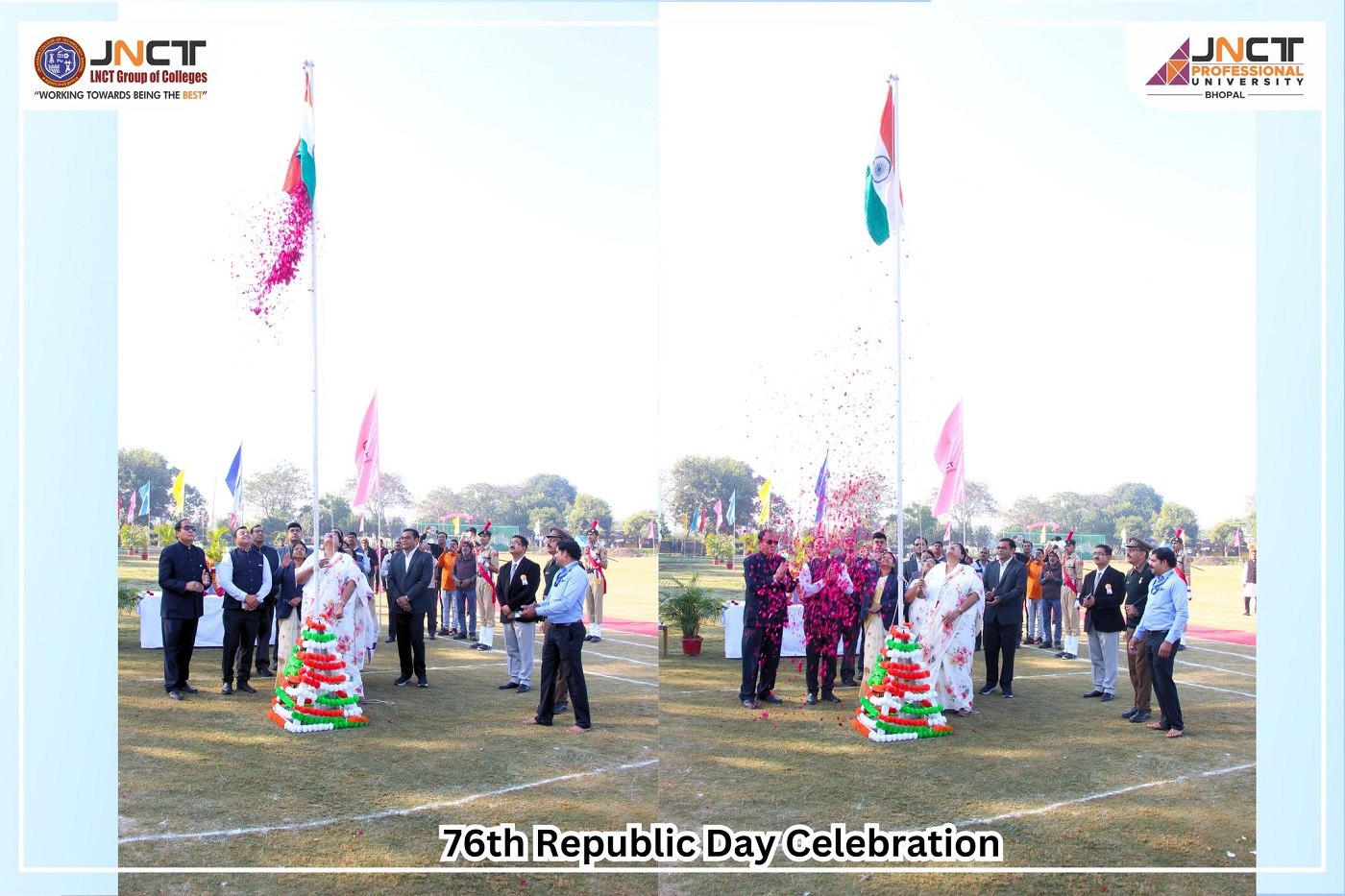 76th Republic Day Celebration at JNCT Professional University, Bhopal